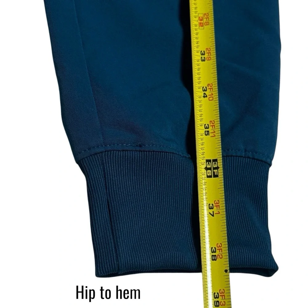 NEW Jaanuu Ultralast Scrub Jogger Pants Caribbean Blue Medical Career Comfort M